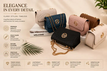 Women's Chevron Shoulder Bag
